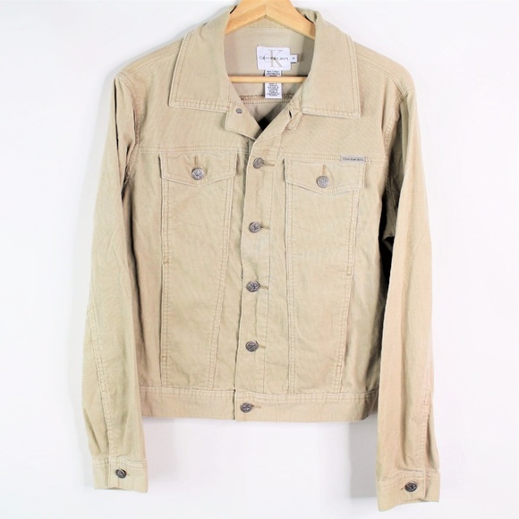 calvin klein corduroy trucker jacket